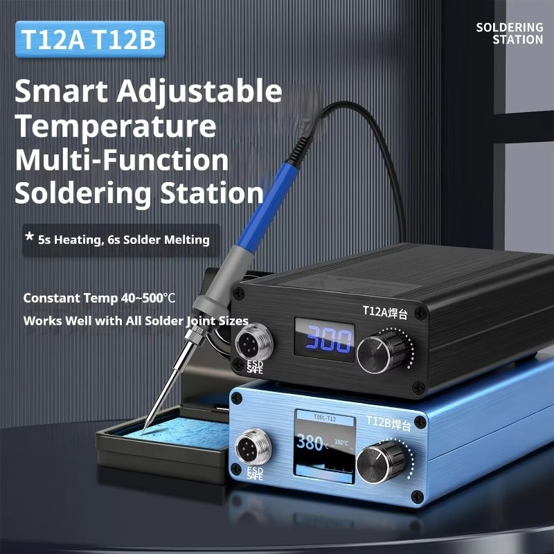 Electronic Repairing - Stazione di saldatura termoelettrica T12A, raffreddata,
