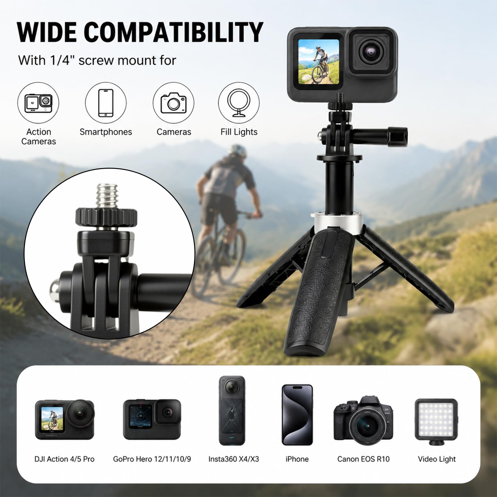 Mini treppiede estensibile, tr - Gopro Action Camera Hero 13 Black recensione e prezzo