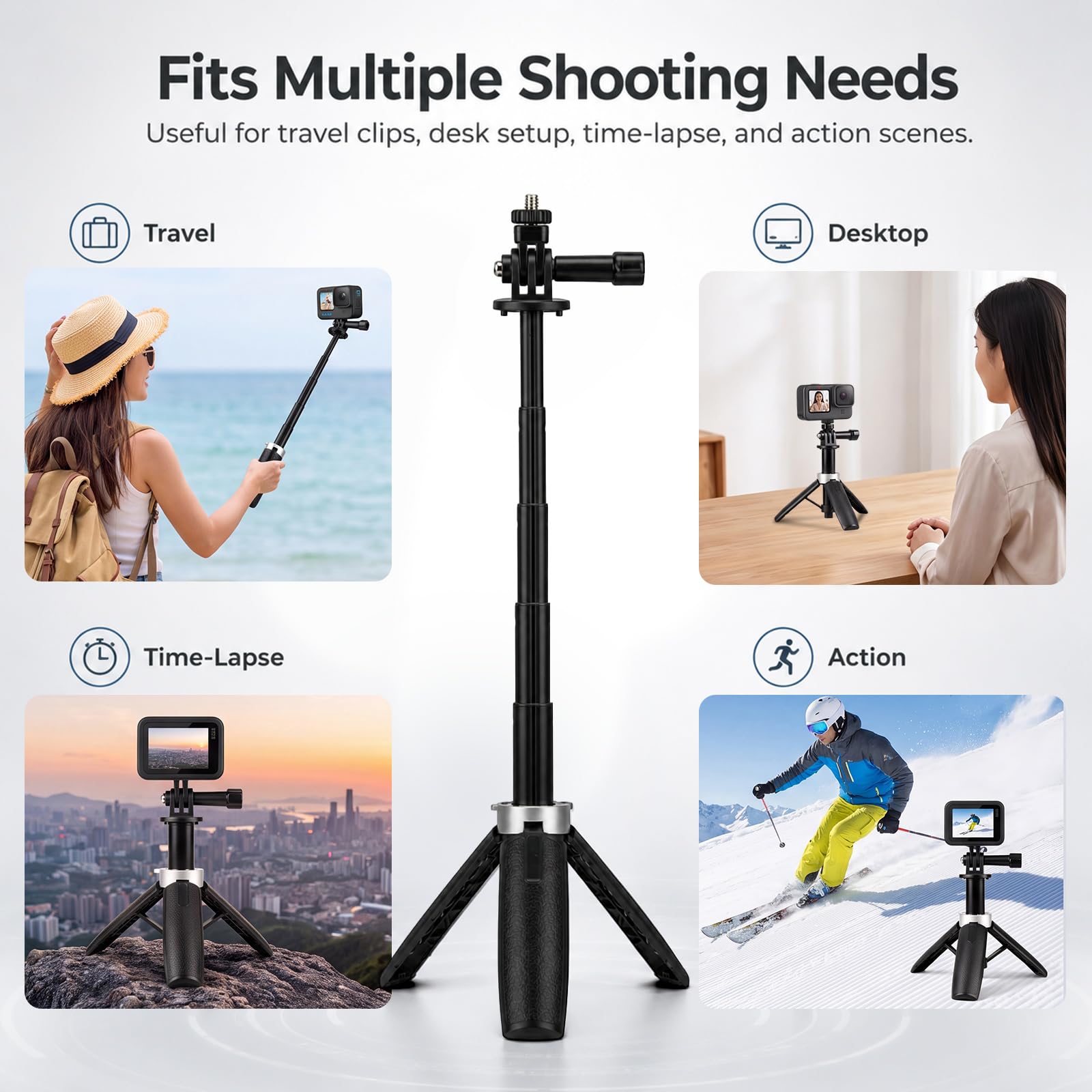 Mini treppiede estensibile, tr - Gopro Action Camera Hero 13 Black recensione e prezzo